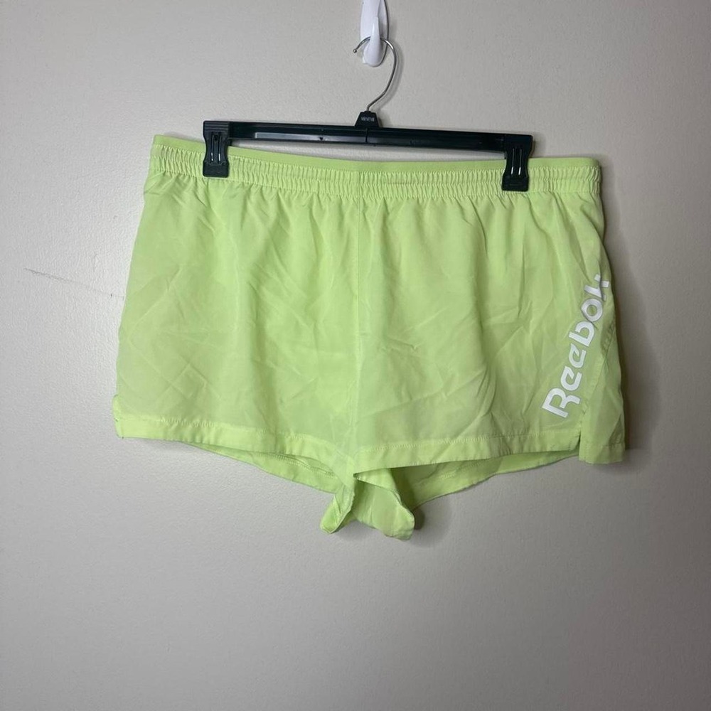 Reebok neon green shorts